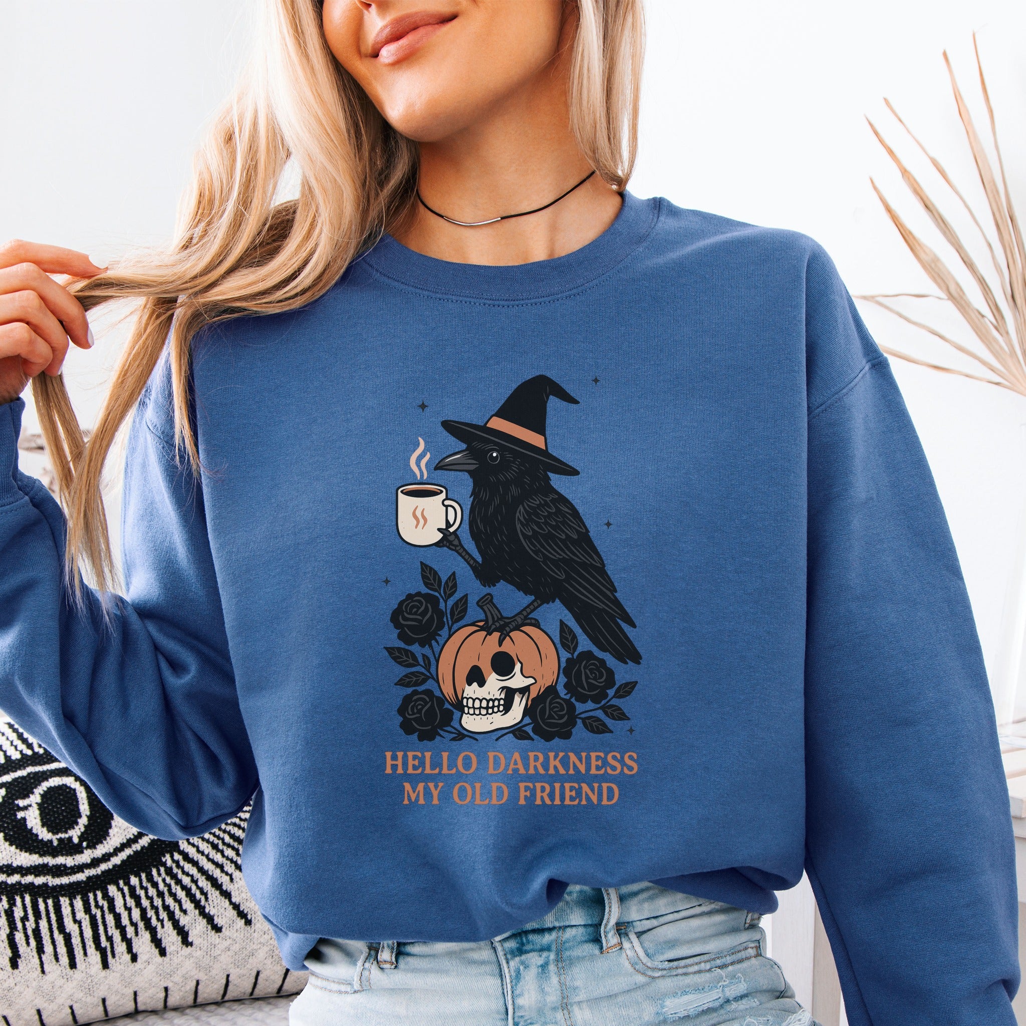 Raven Witch Coffee Crewneck