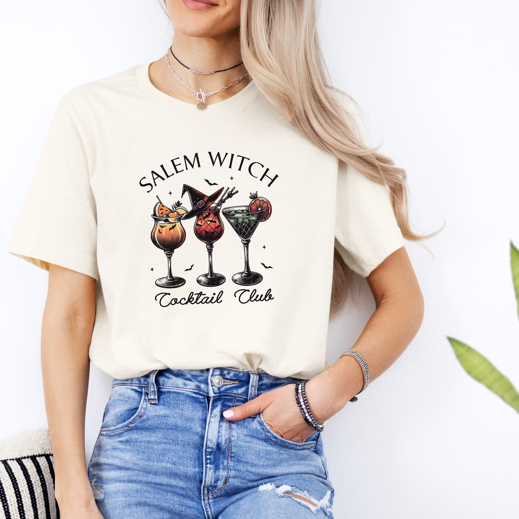 "Salem Witch Cocktail Club" Vintage Tee