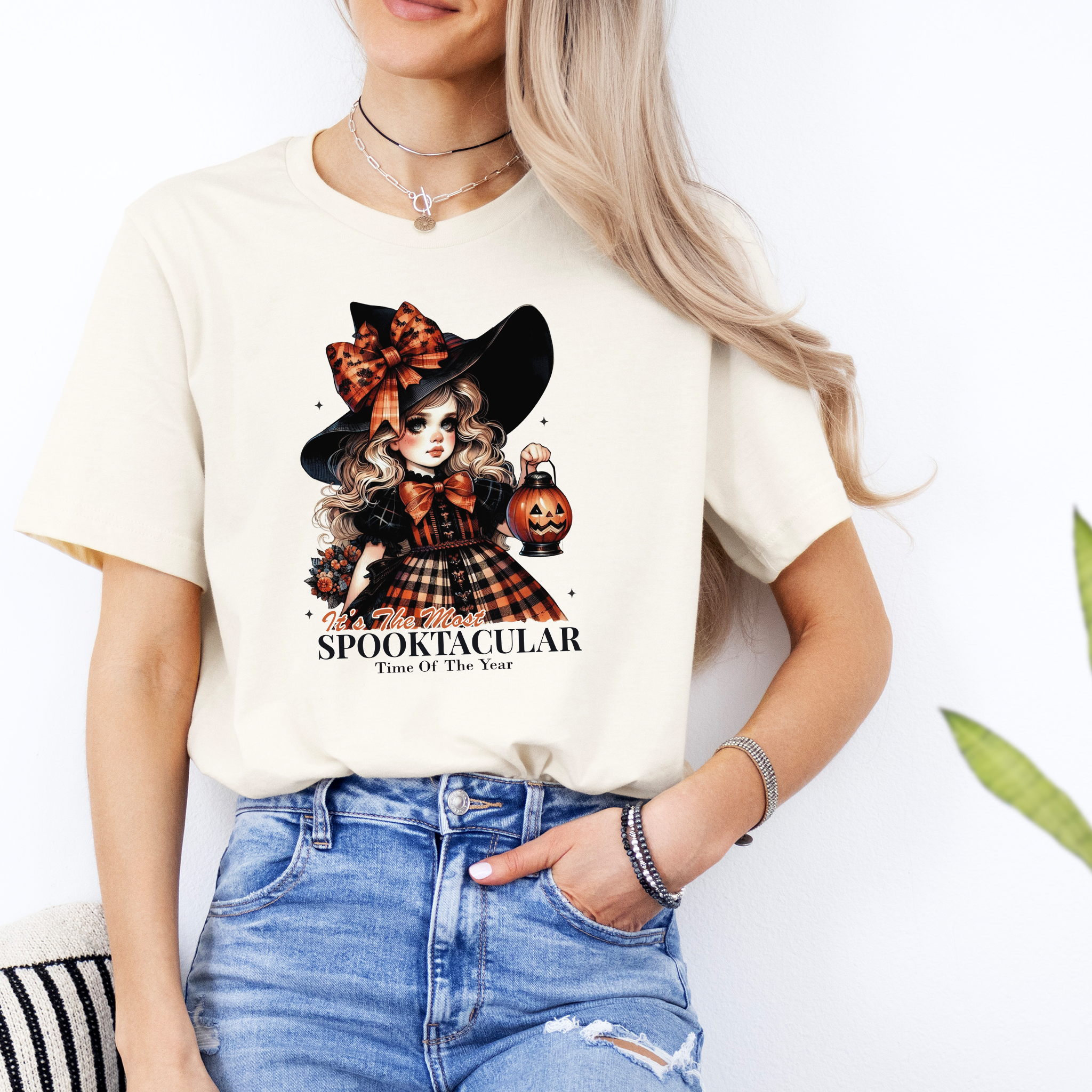 "Spooktacular" Witchy Halloween T-Shirt