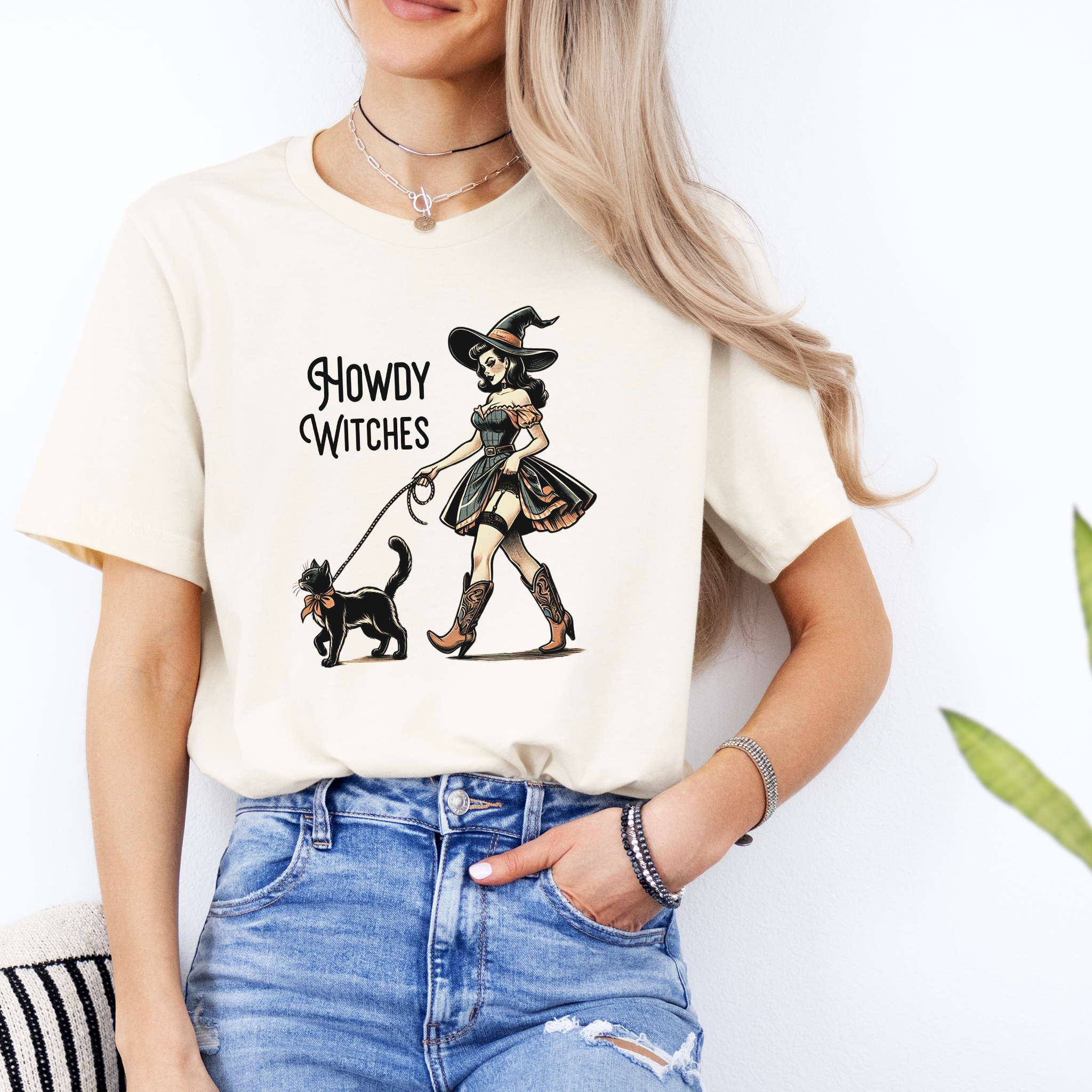 "Howdy Witches" Dog Walker Tee
