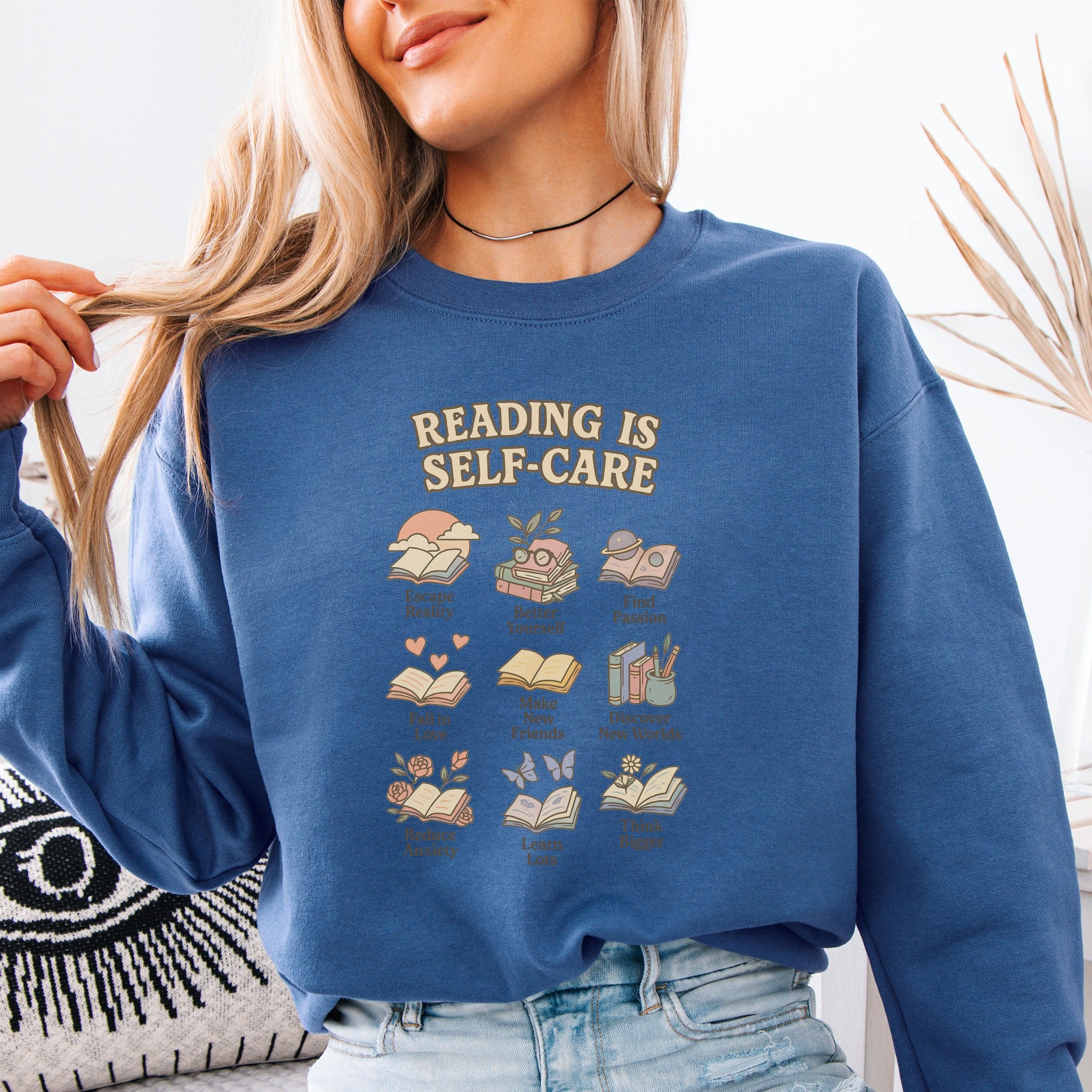 Reading Is Self-Care Sweatshirt
