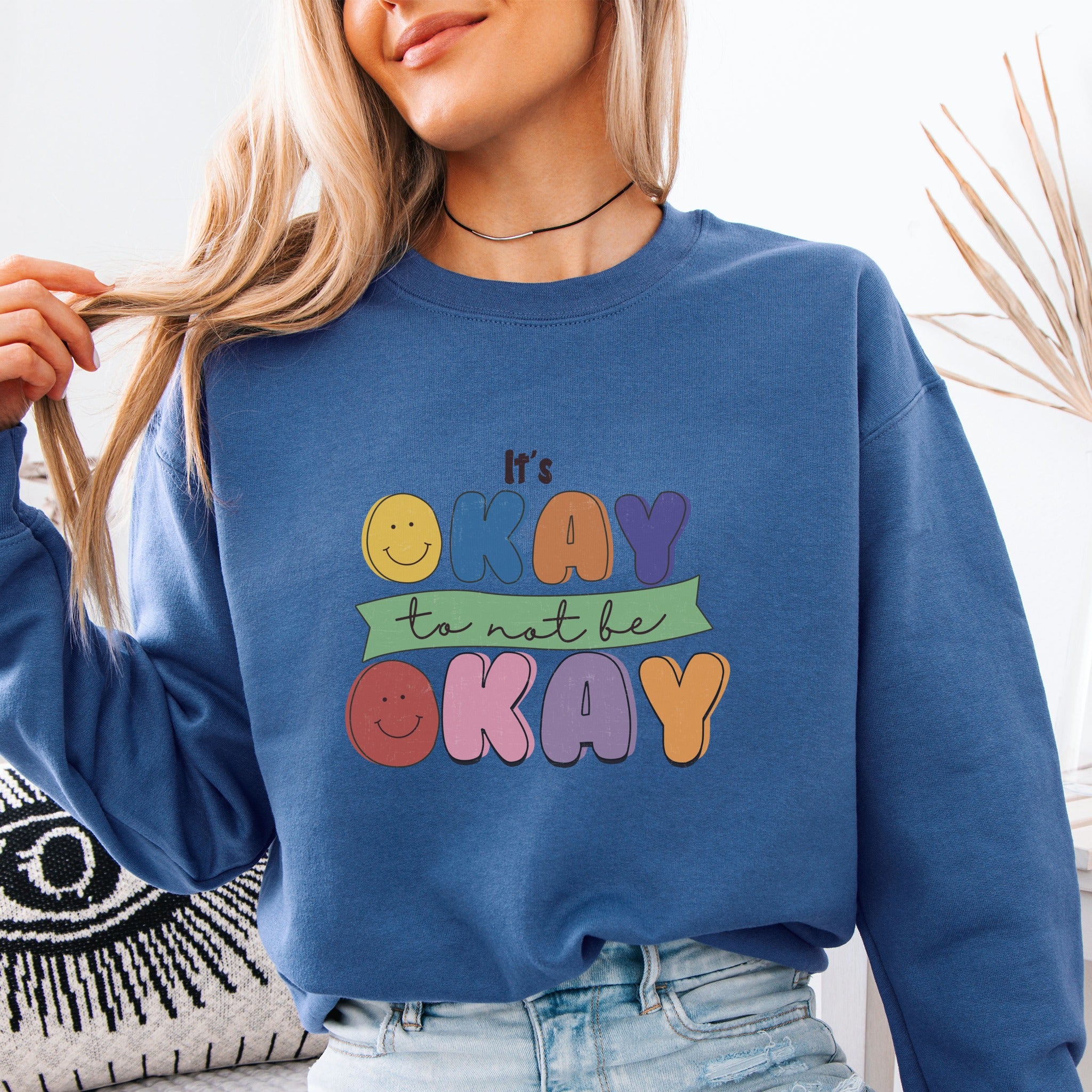 Its ok to not be Okay Sweater