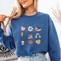 Book Lover Icons Sweatshirt