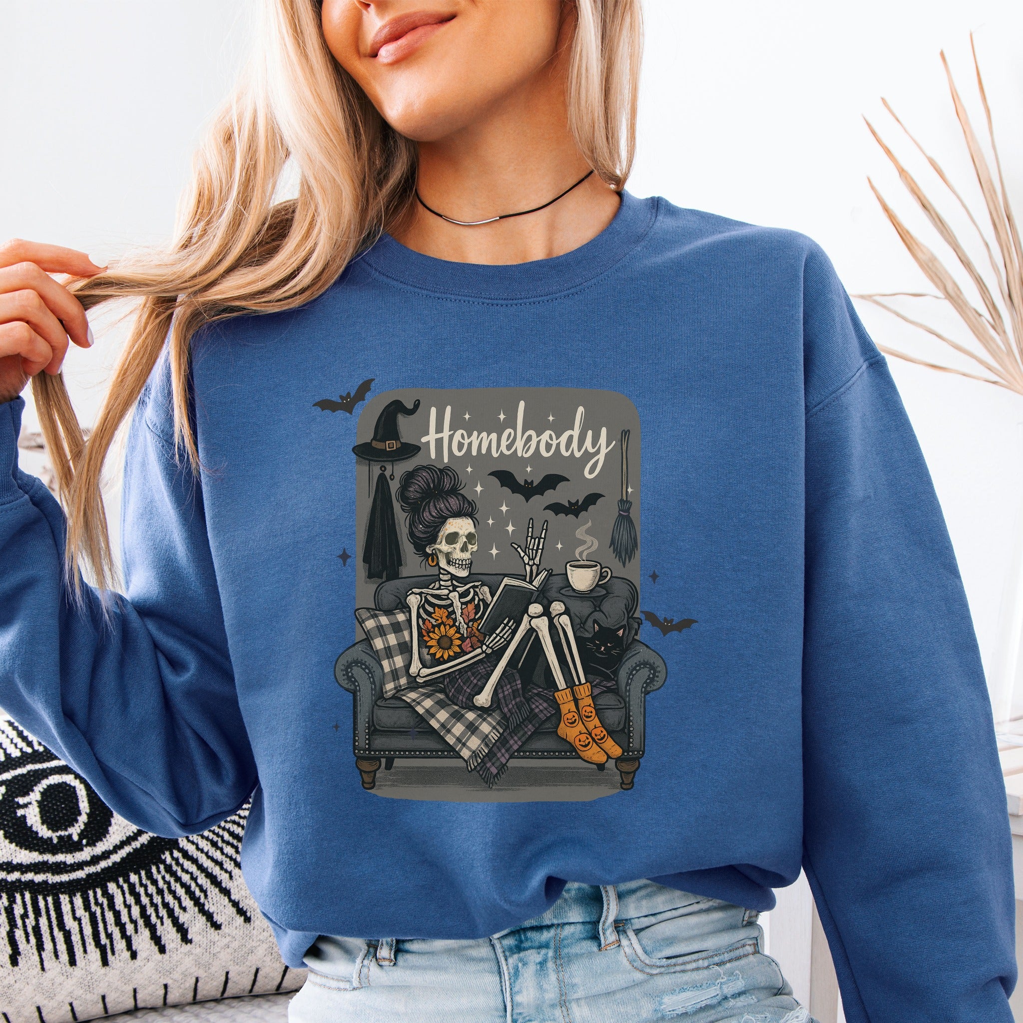 Homebody Skeleton Sweatshirt