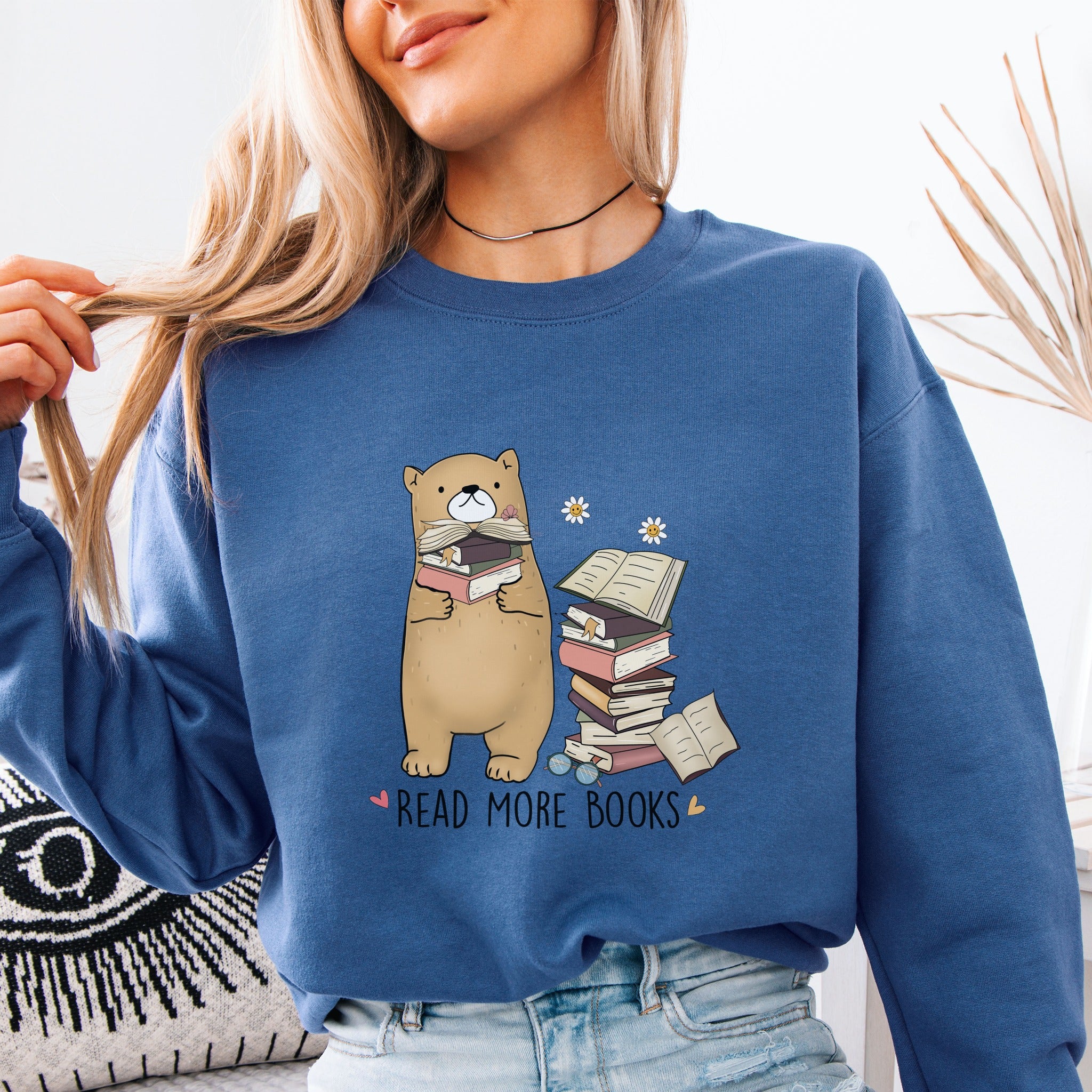 Read More Books Bear Sweatshirt