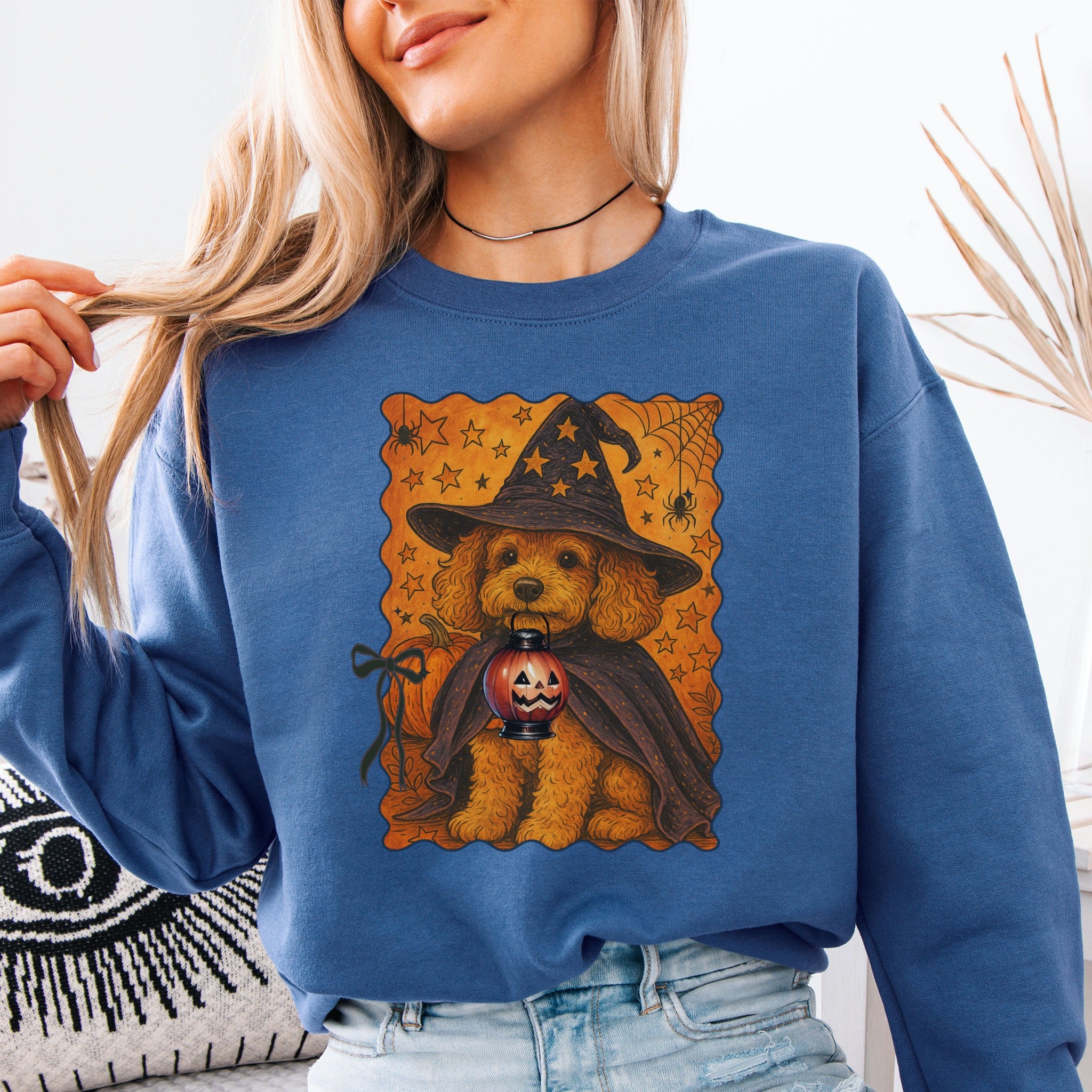 Halloween Witchy Dog Sweatshirt