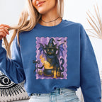 Batwing Witch Cat Sweatshirt