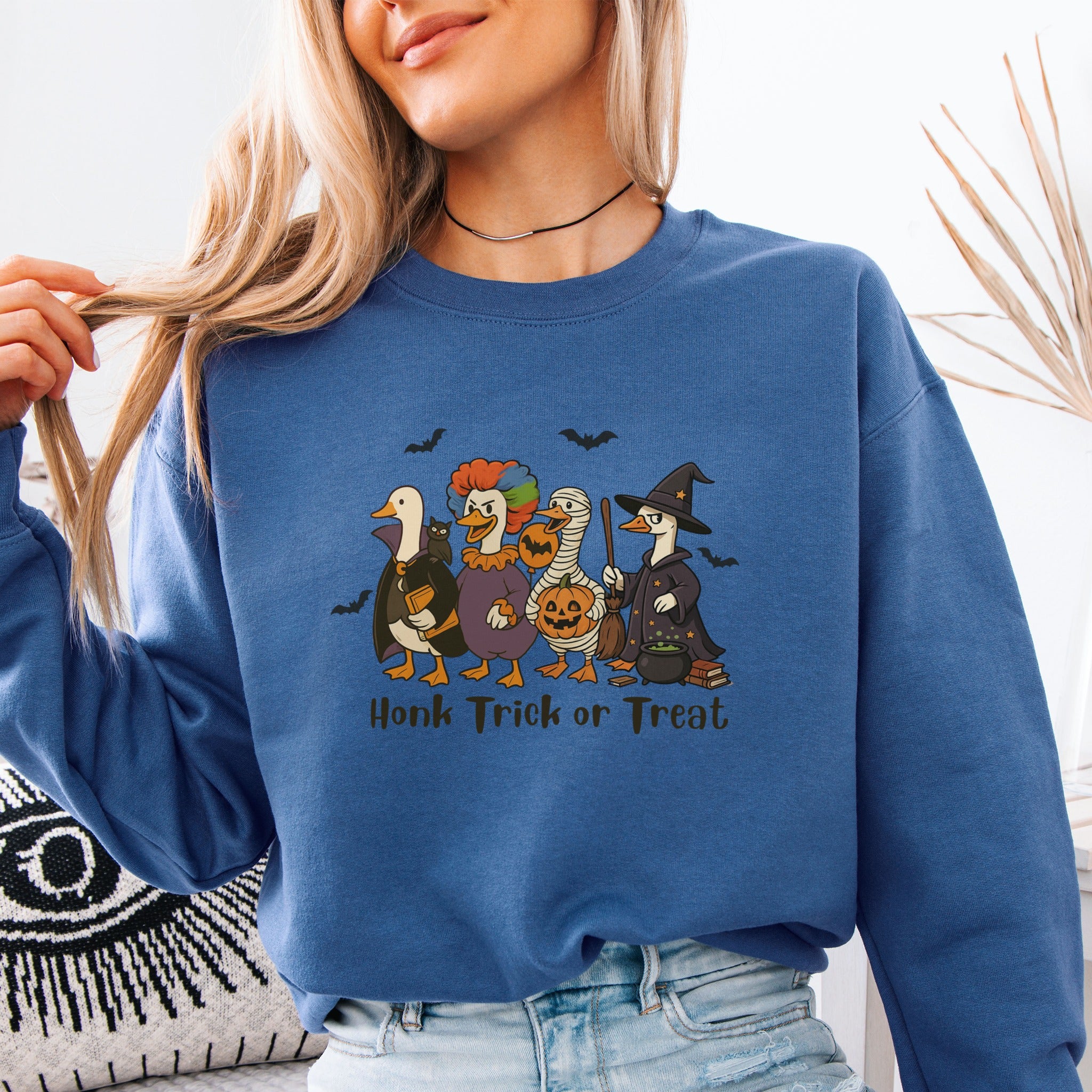 Honk Trick or Treat Duc Sweatshirt