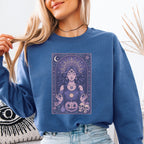 Divine Witch Goddess Crewneck – Spiritual Halloween Sweatshirt
