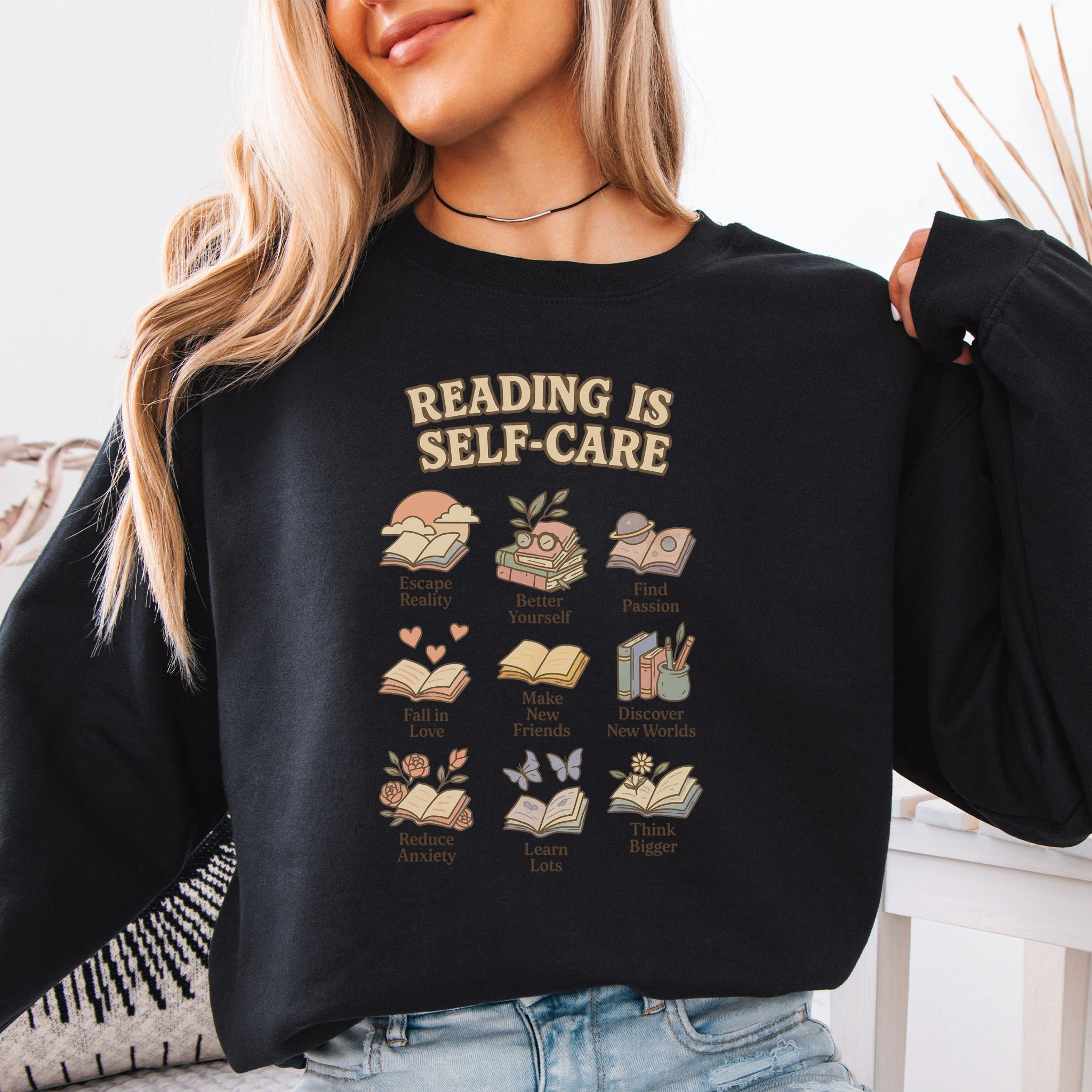 Reading Is Self-Care Sweatshirt