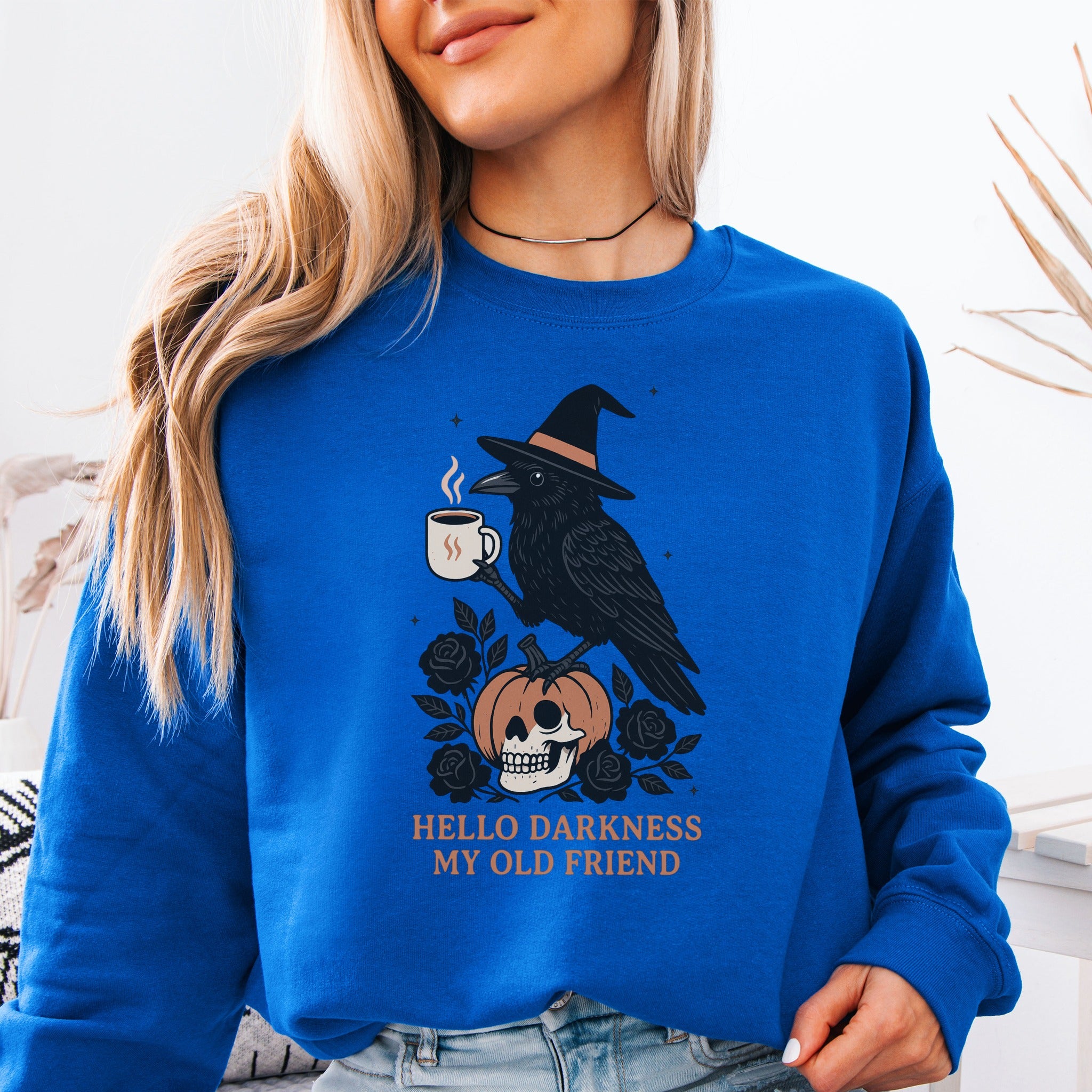 Raven Witch Coffee Crewneck