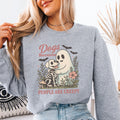 Dogs Because People are Creepy Crewneck Sweatshirt