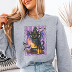 Batwing Witch Cat Sweatshirt
