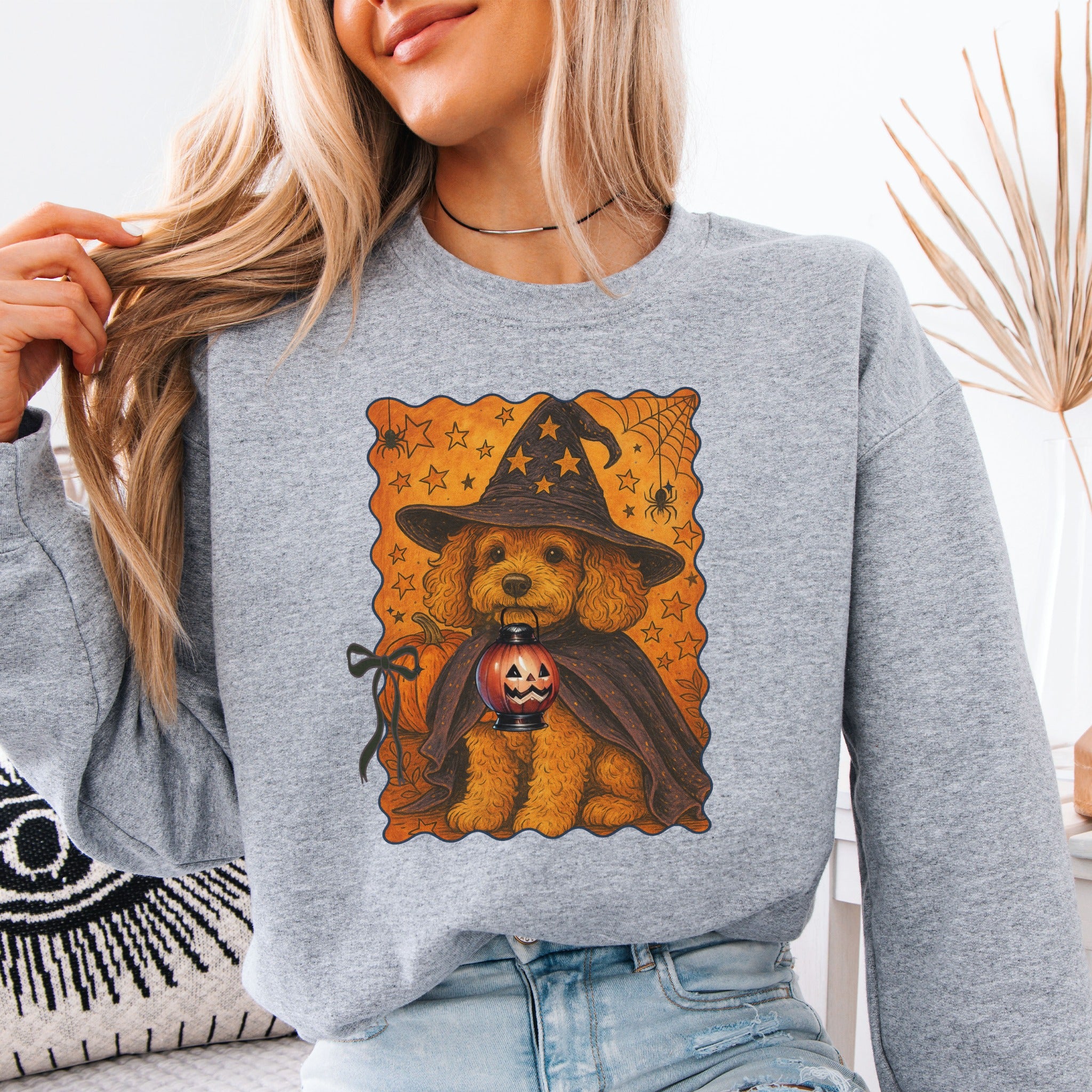Halloween Witchy Dog Sweatshirt