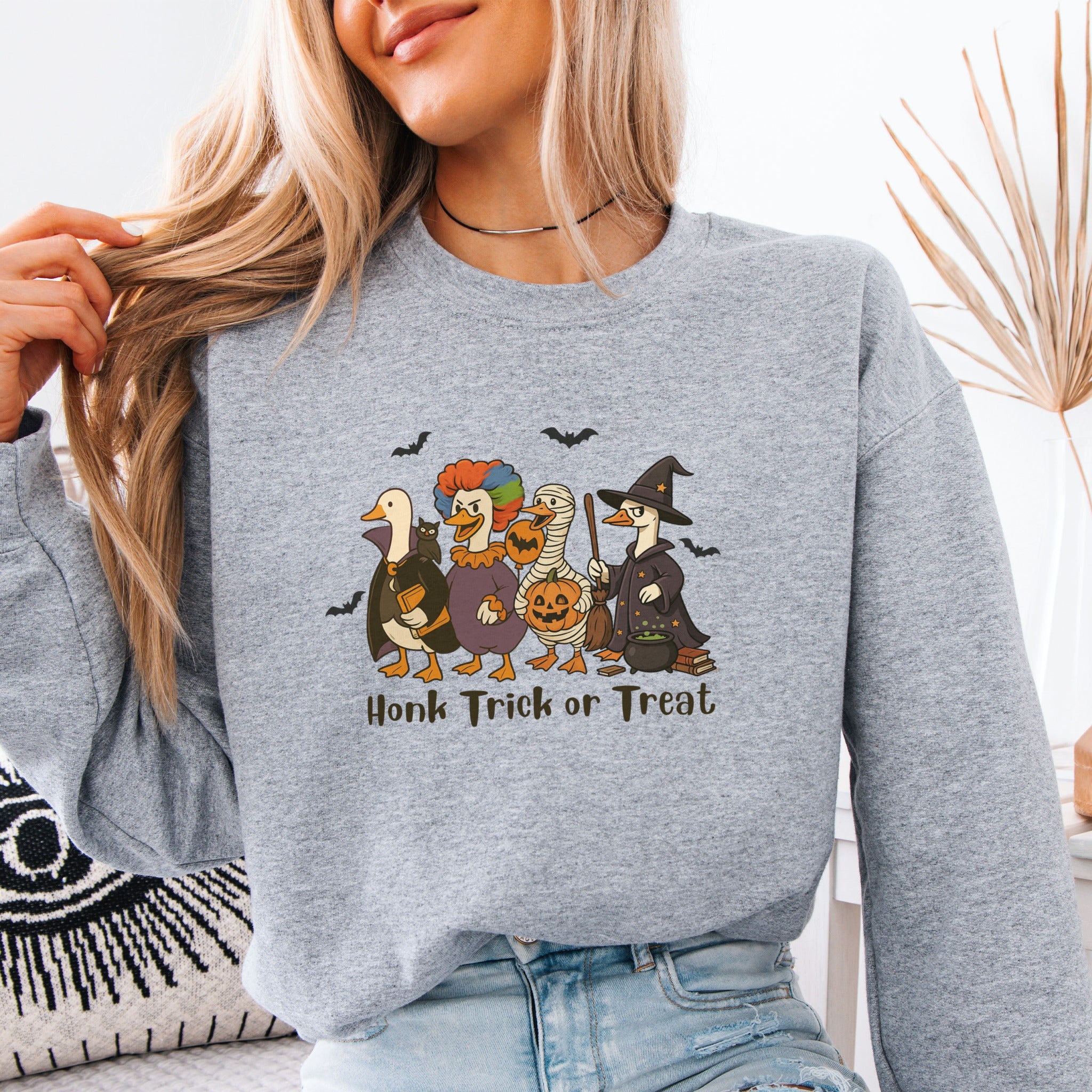 Honk Trick or Treat Duc Sweatshirt