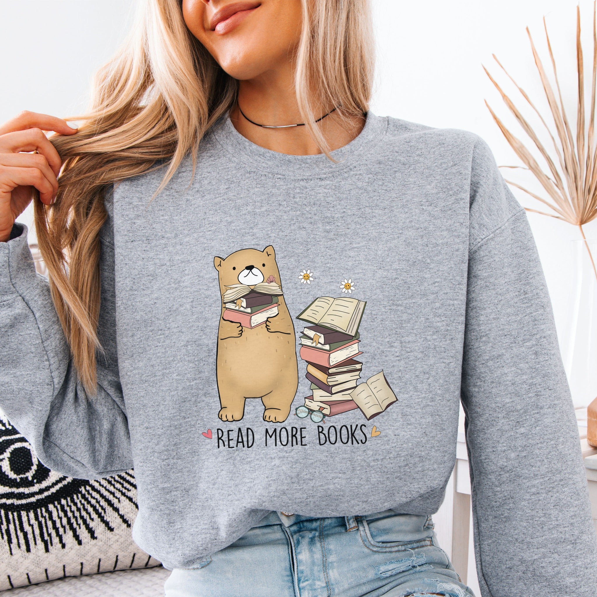 Read More Books Bear Sweatshirt