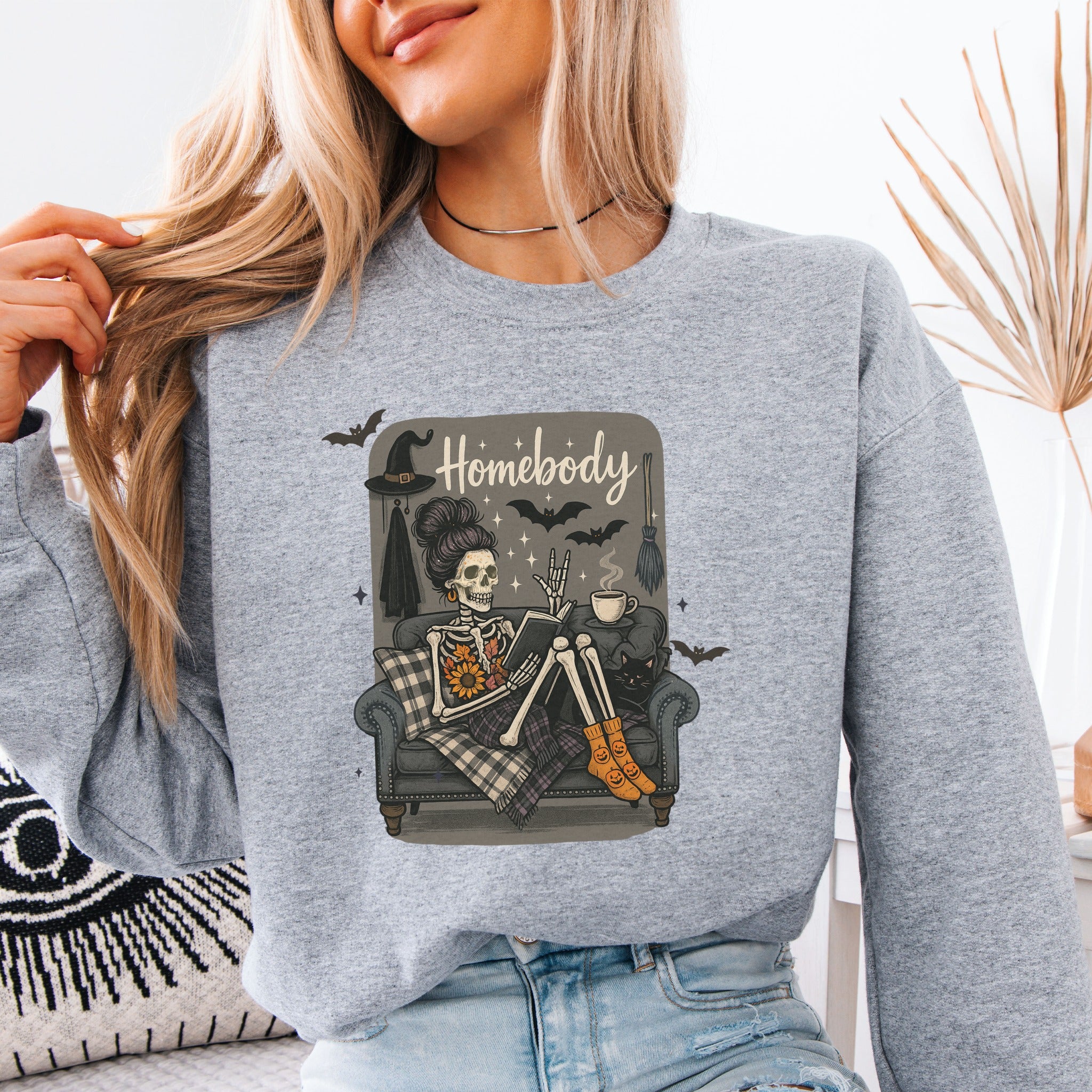 Homebody Skeleton Sweatshirt