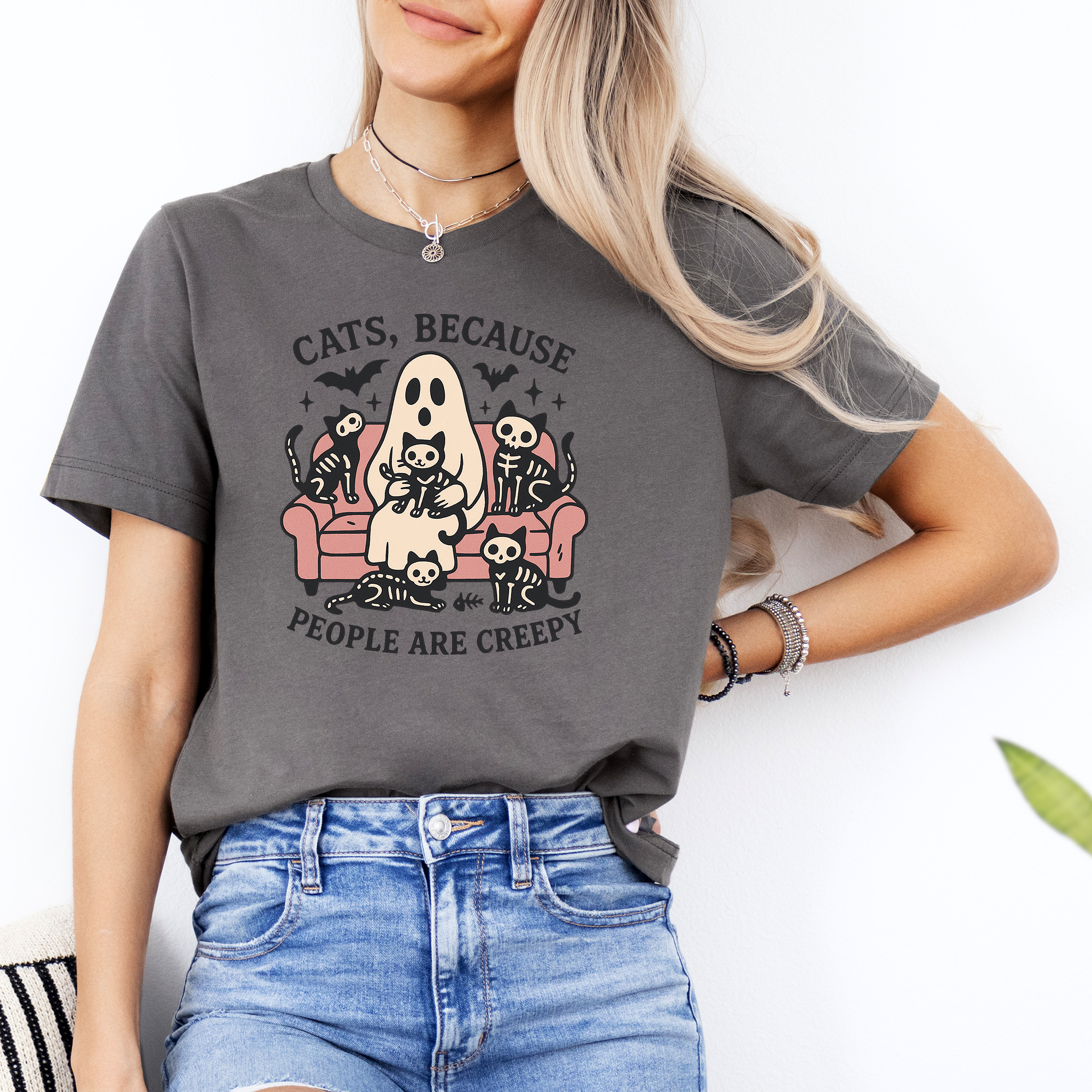 Cats Because People Are Creepy Tee