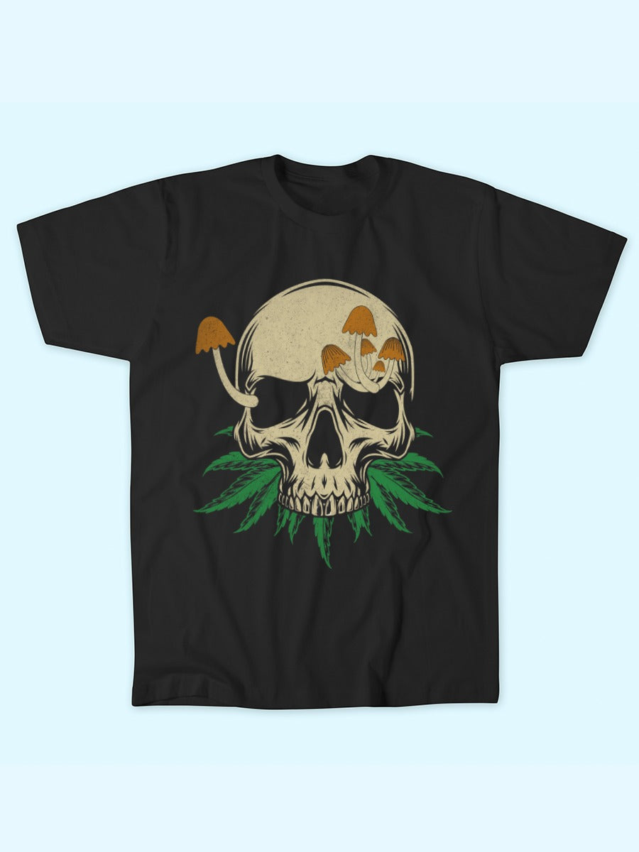 MUSHROOM SKULL 420 TEE
