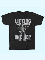 LIFTING MY SPIRITS ONE REP T-SHIRT