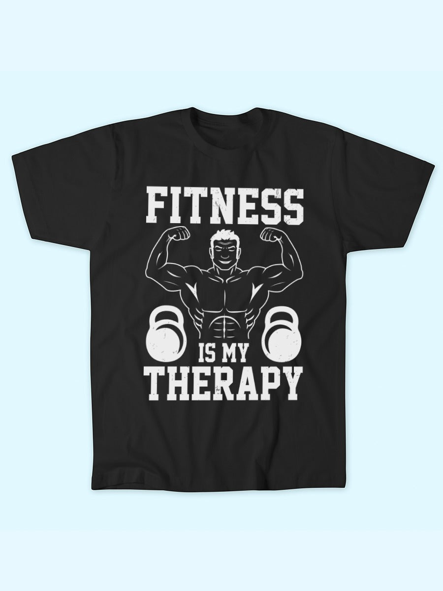 FITNESS IS MY THERAPY T-SHIRT