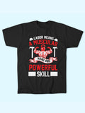A MUSCULAR POWERFUL T-SHIRT
