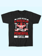 A MUSCULAR POWERFUL T-SHIRT