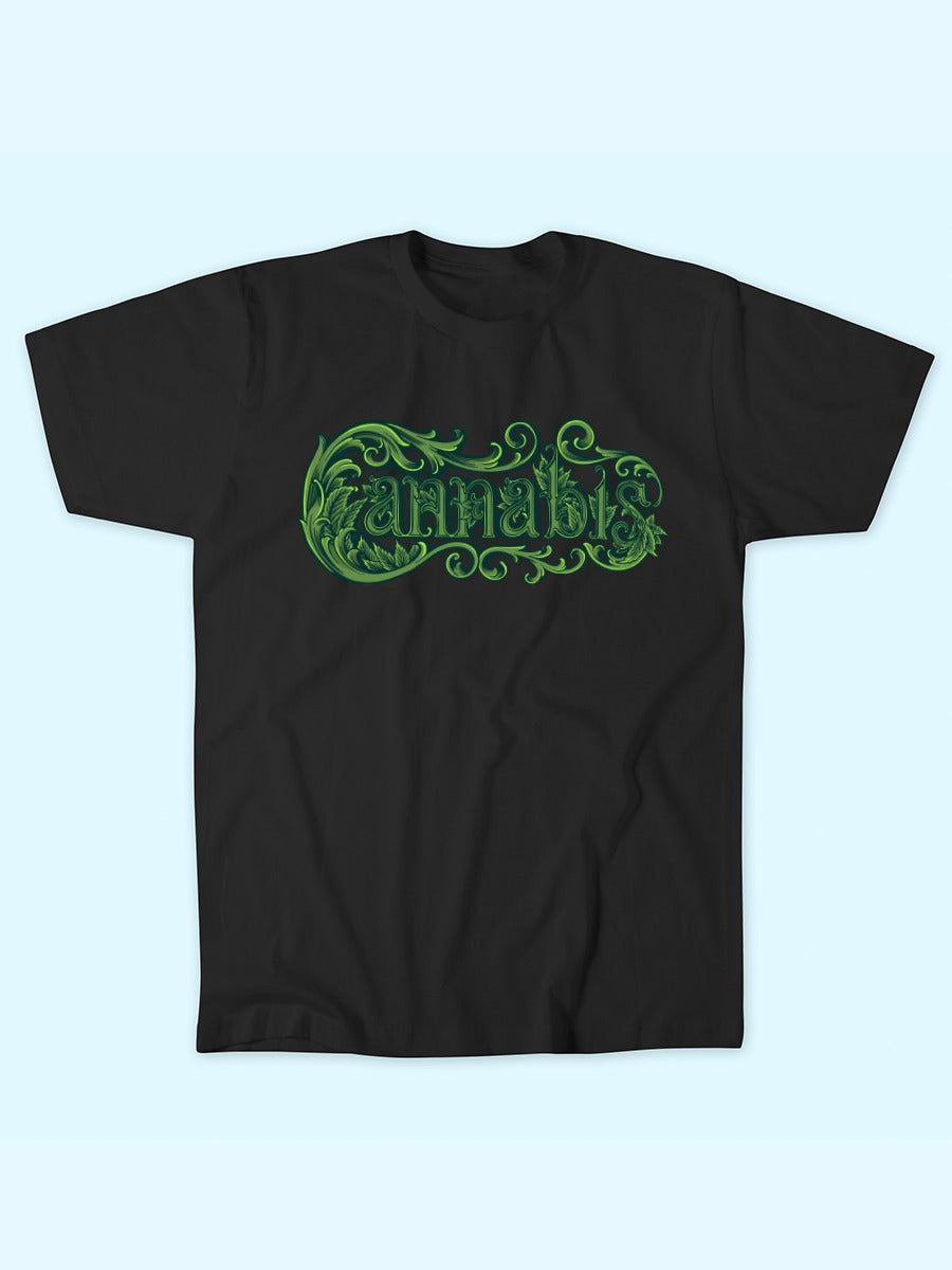 CANNABIS TEXT TEE