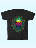 RASTA COLORFUL SKULL TEE T-SHIRT