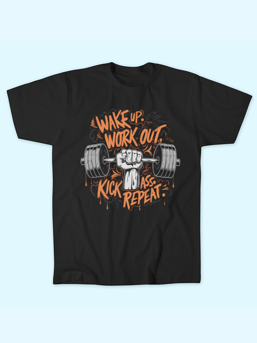 WAKE UP WORK OUT T-SHIRT