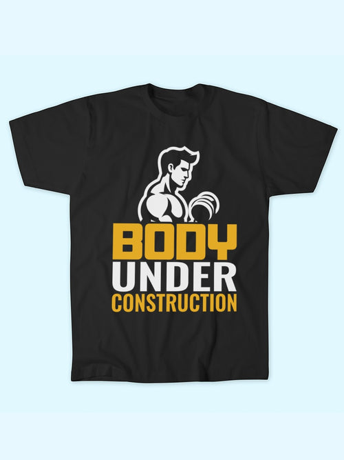 BODY UNDER CONSTRUCTION T-SHIRT