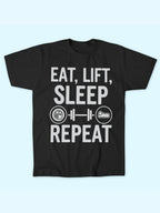 EAT LIFT SLEEP REPEAT T-SHIRT