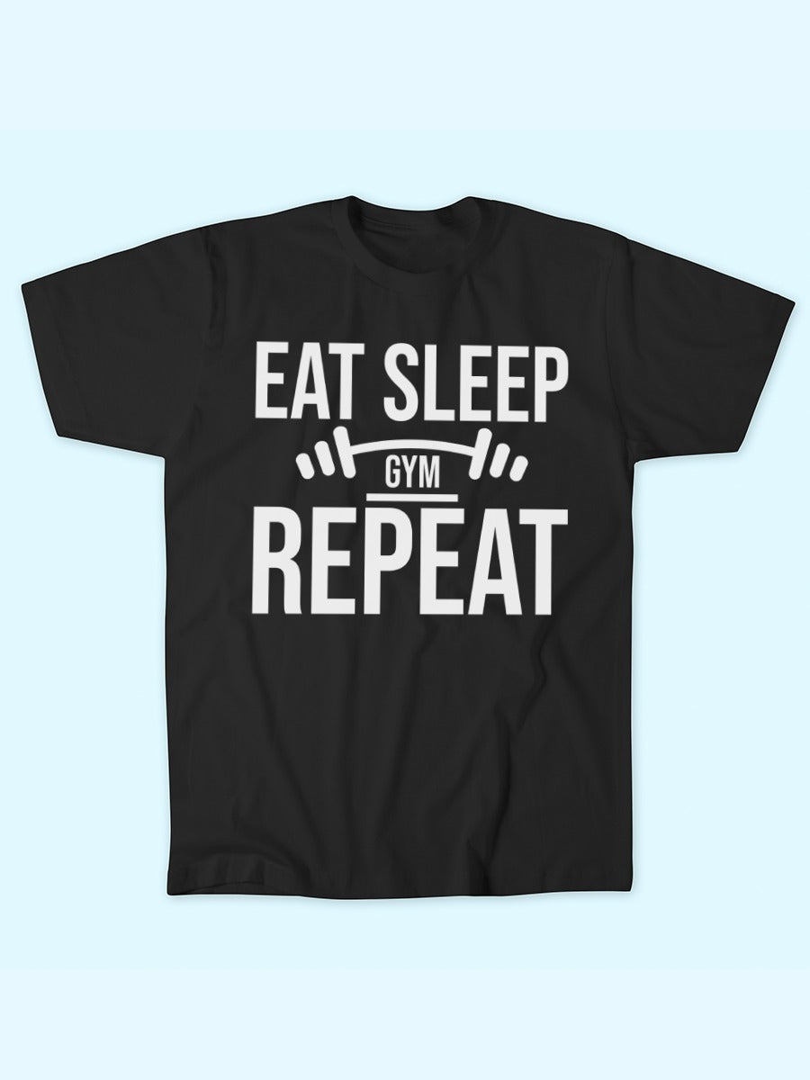 EAT SLEEP GYM REPEAT2 T-SHIRT