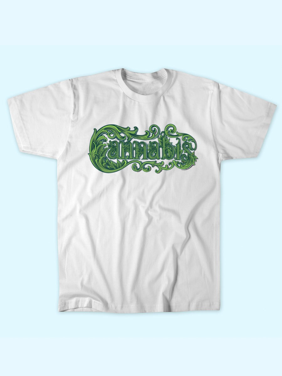 CANNABIS TEXT TEE