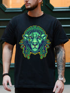 RASTA GREEN LION TEE