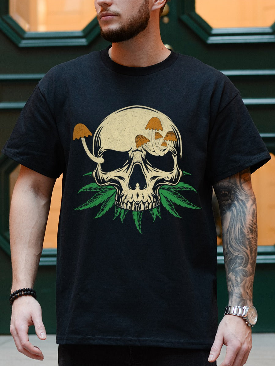 MUSHROOM SKULL 420 TEE