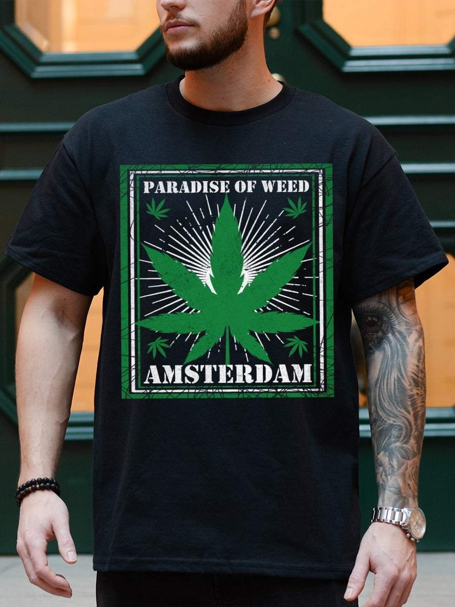 PARADISE OF WEED AMSTERDAM TEE
