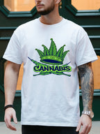 CANNABIS LEAF CROWN TEE