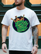 GREEN MJ LEAF KING TEE
