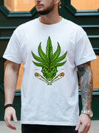 Green Leaf Skull TEE