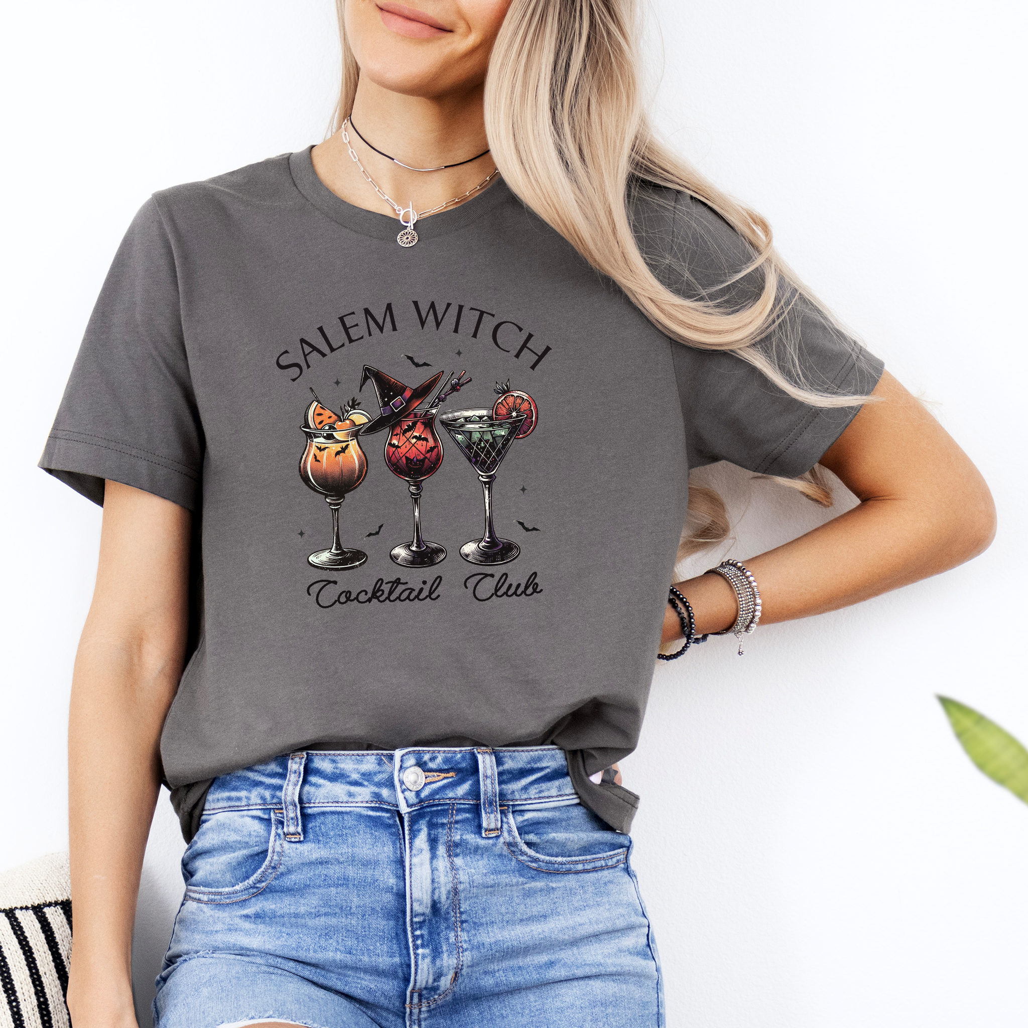"Salem Witch Cocktail Club" Vintage Tee