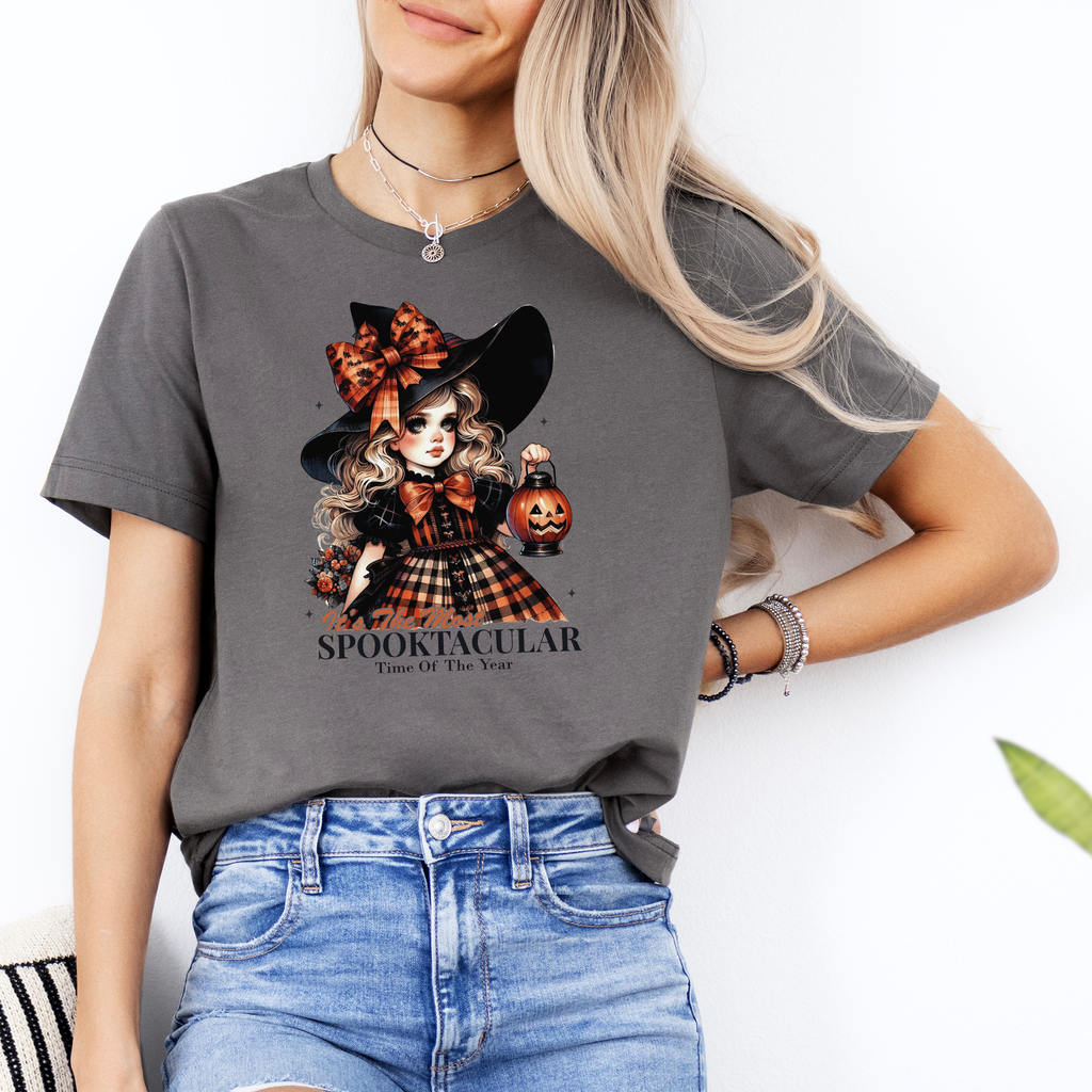 "Spooktacular" Witchy Halloween T-Shirt