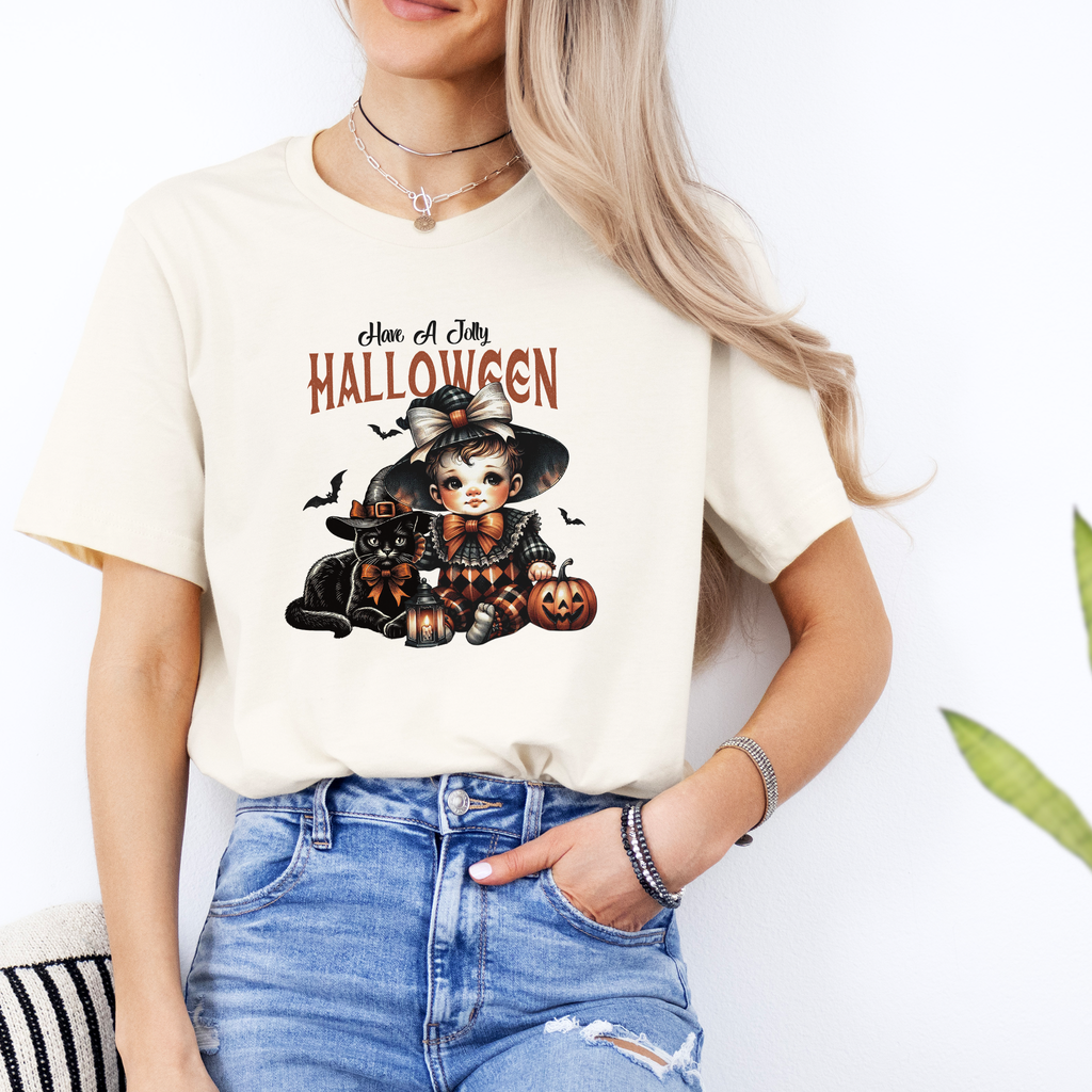 "Have A Jolly Halloween" Vintage Tee