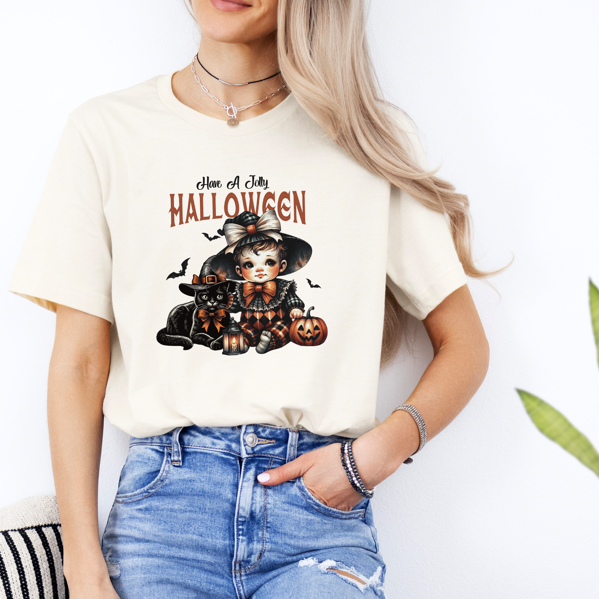 "Have A Jolly Halloween" Vintage Tee