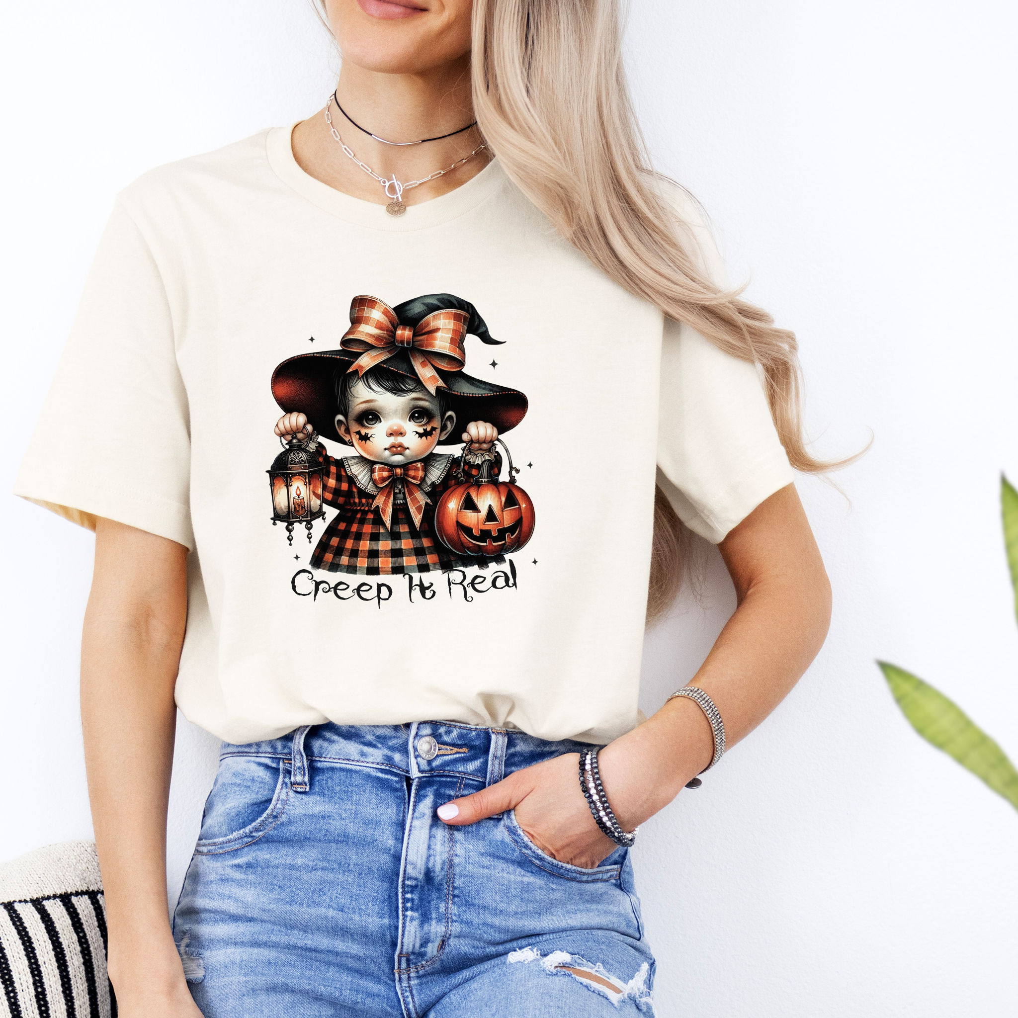 "Creep it Real" Halloween Vintage Tee