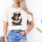"Born to Drink" Witch Vintage Tee