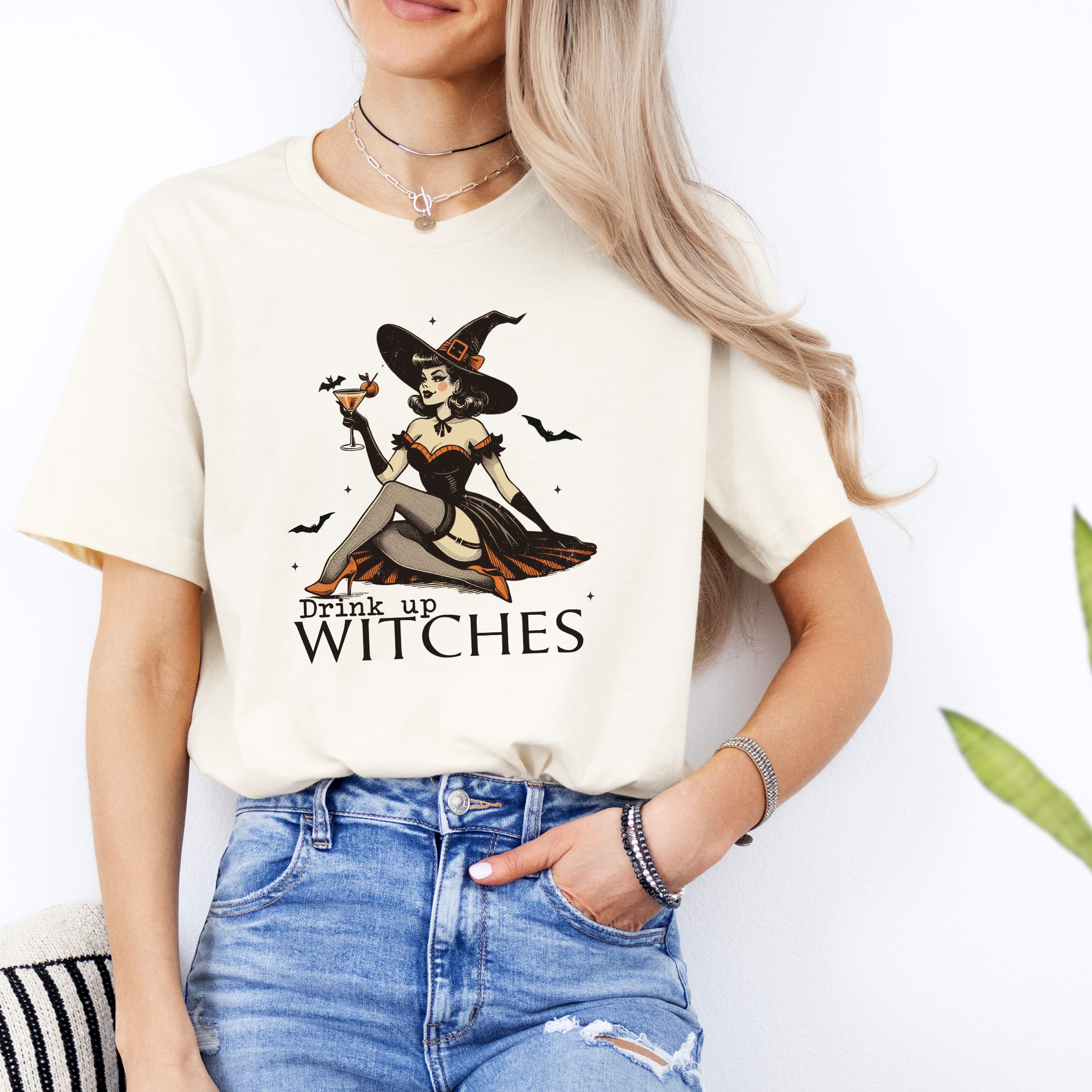 "Drink up WITCHES" Vintage Tee