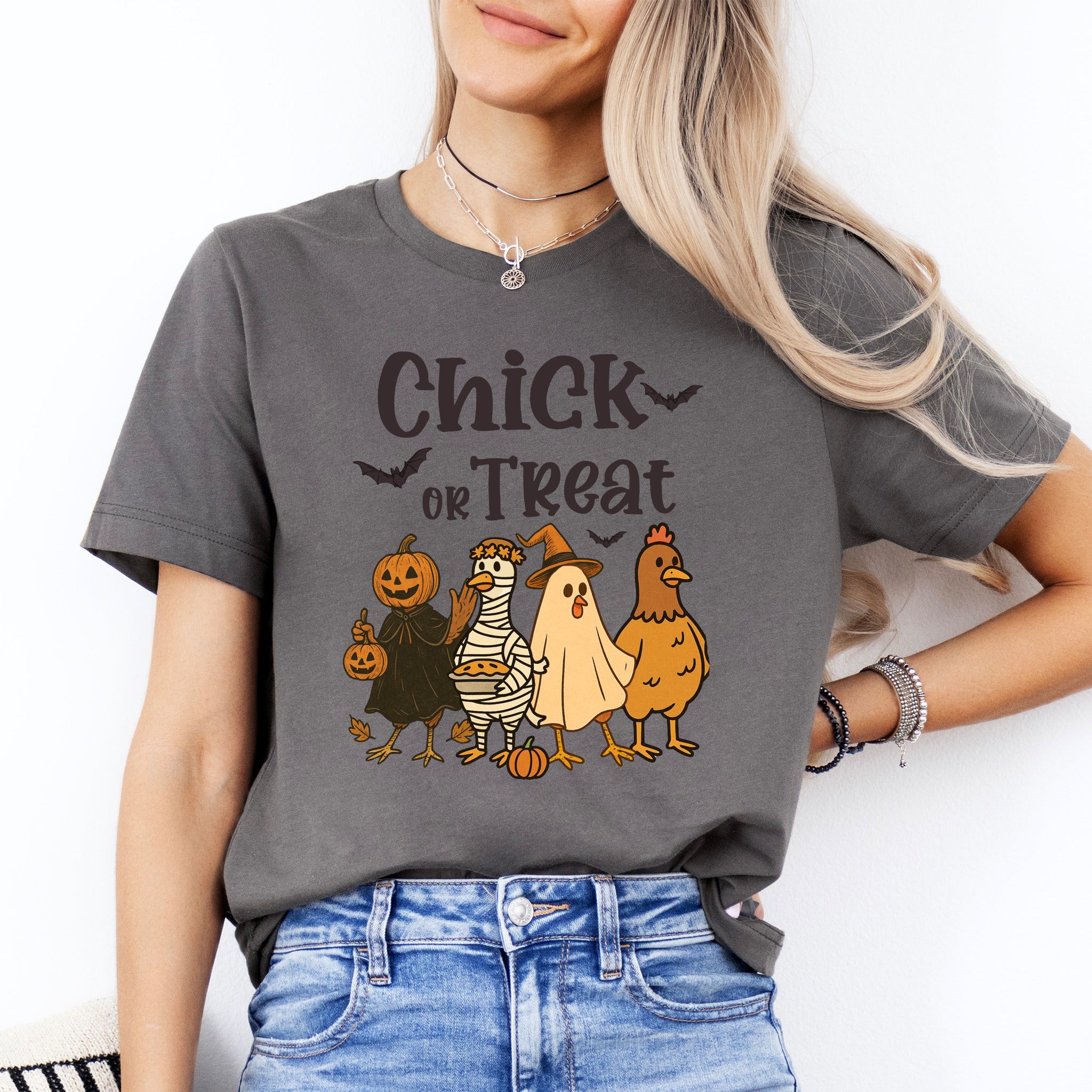 Chick Or Treat Graphic Tee