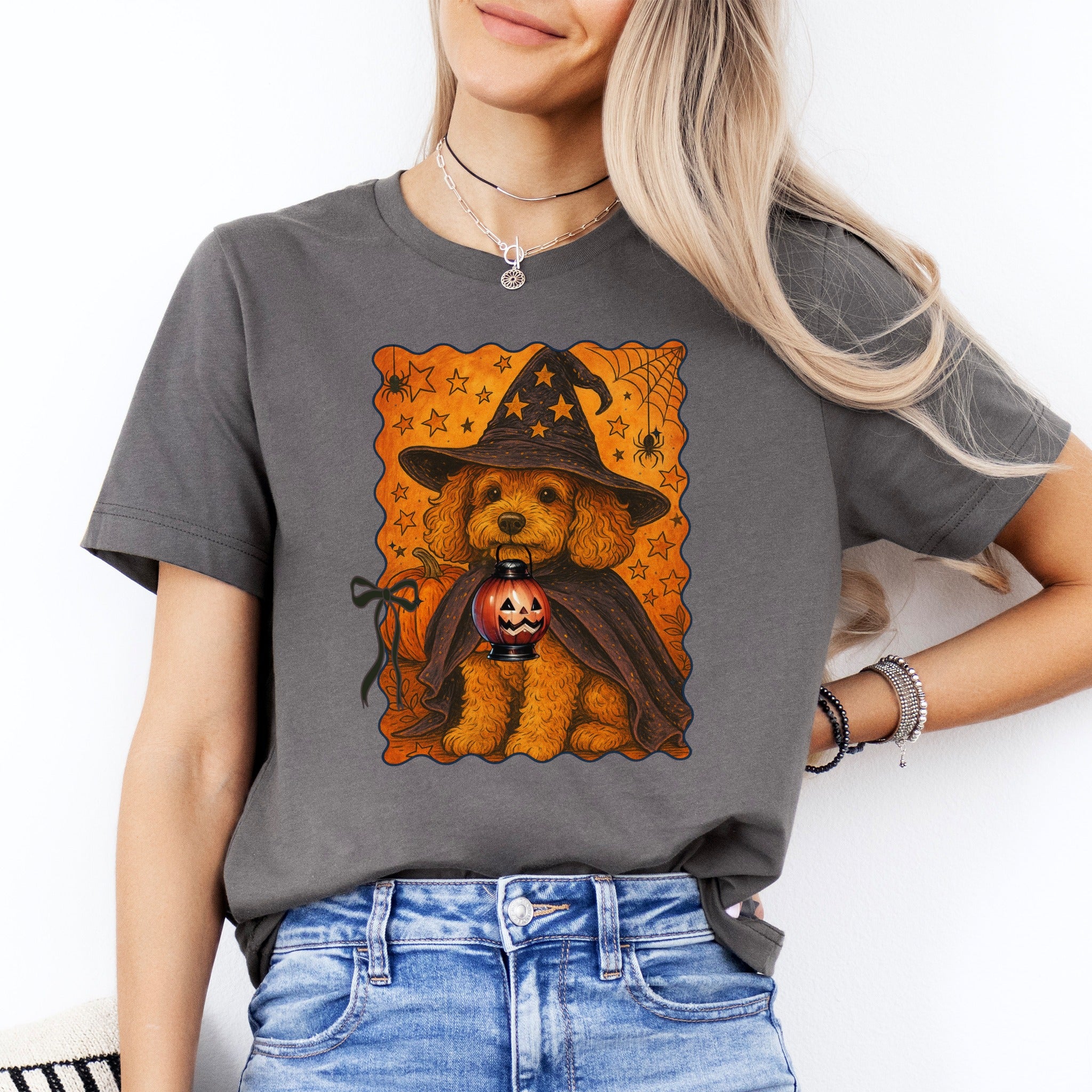 Halloween Witchy Dog Tee