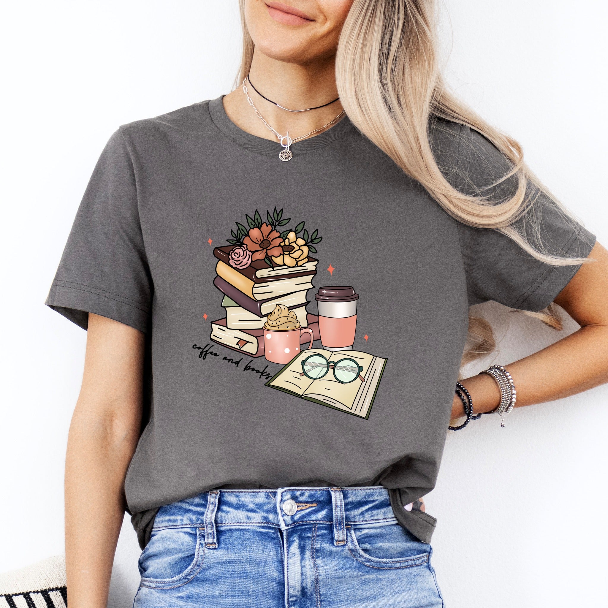 Coffee and Books Tee